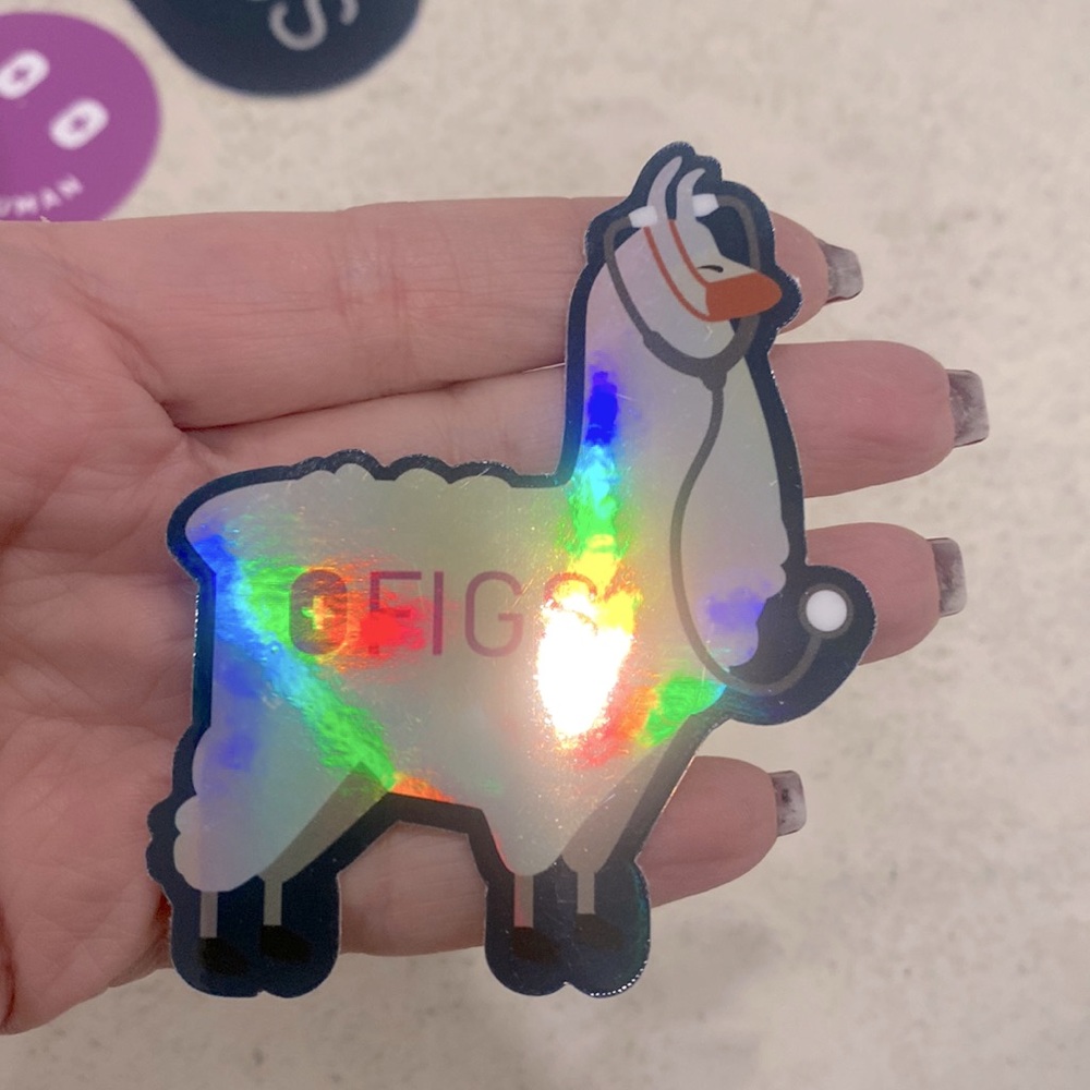 Figs Llama Sticker Brand New